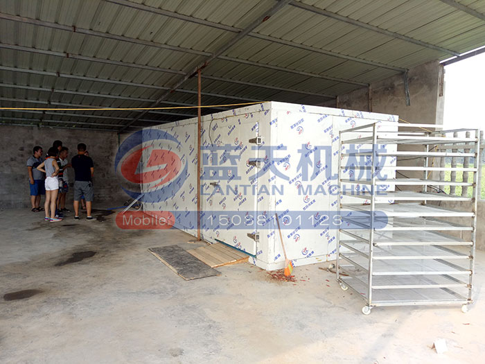 河南辣椒烘干機(jī)用戶現(xiàn)場