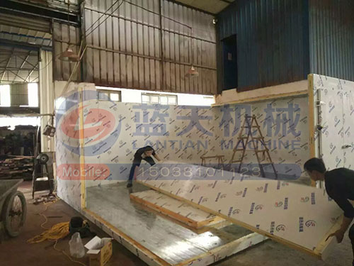 浙江食用菌烘干機安裝現(xiàn)場