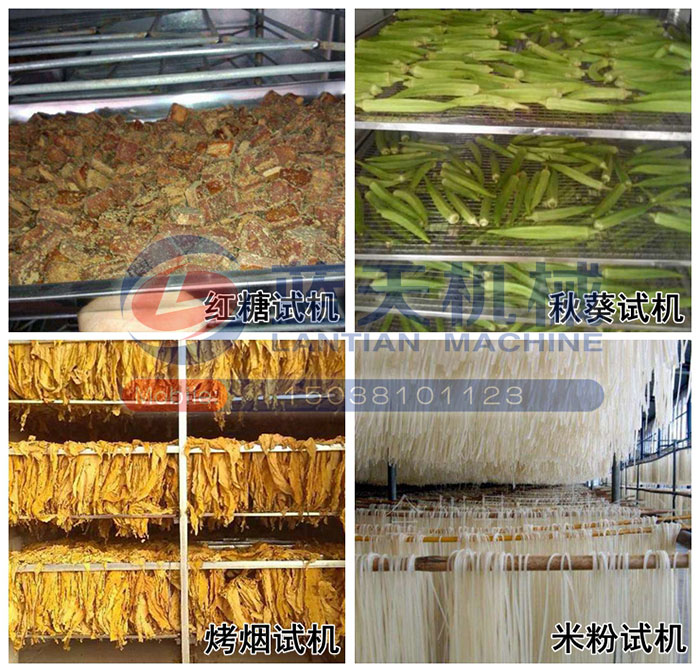 紅糖烘干機(jī)試機(jī)現(xiàn)場(chǎng)